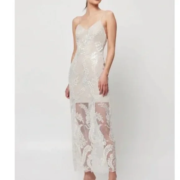 NWT Paulette Elliatt White Dress - Picture 2 of 7